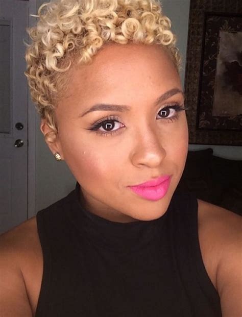 black and blonde short hair|african american short hairstyles.